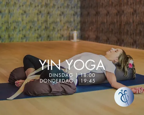 Yin yoga class